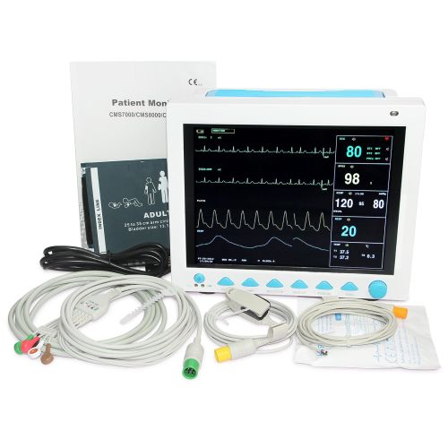 12.1 Inch ICU CCU 6 Parameters Patient Monitor,ECG,NIBP,SPO2,PR,RESP,TEMP CMS8000 12.1 Inch ICU CCU 6 Parameters Patient Monitor,ECG,NIBP,SPO2,PR,RESP,TEMP CMS8000